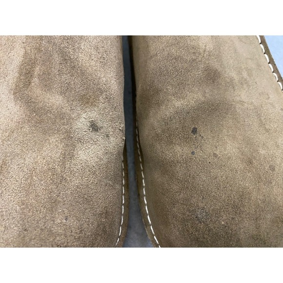Birkenstock Lutry Clogs Mens 10 Brown Suede Leather Slip On Shoes Tobacco Mules main image 4